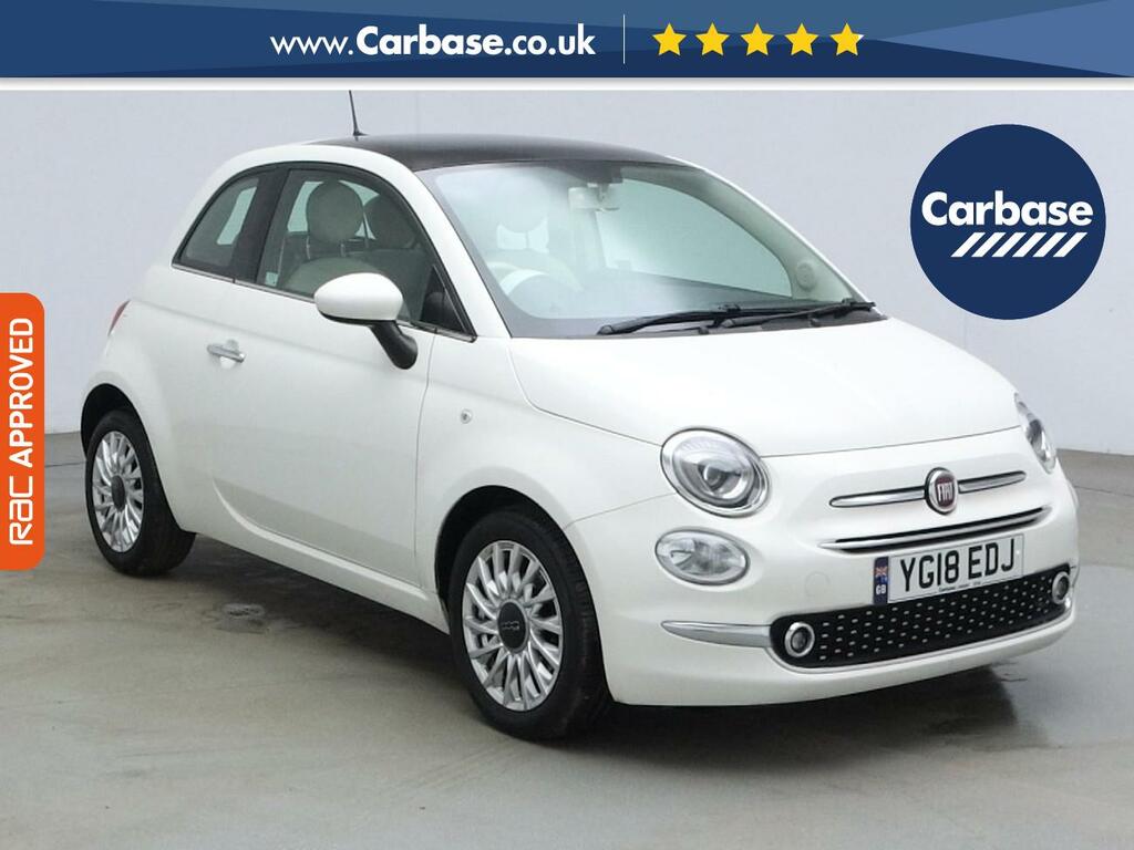 Fiat 500 1.2 Lounge Hatchback Dualogic Euro 6 S White