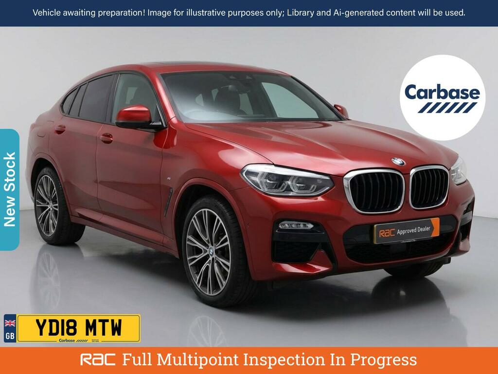 BMW X4 2.0 20D M Sport Suv Xdrive Euro 6 Red