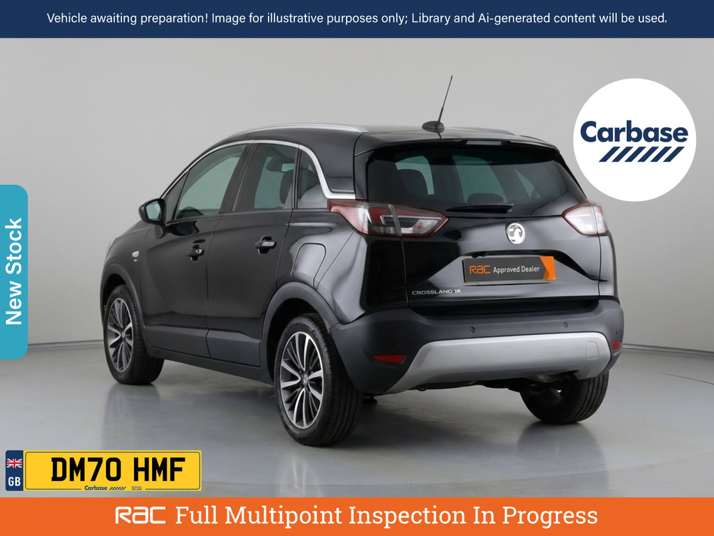 Vauxhall Crossland X 1.2 Turbo Elite Nav Suv Euro 6 S DM70HMF Black #2
