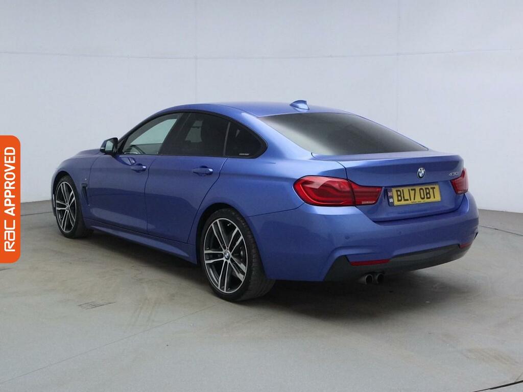 BMW 4 Series Gran Coupe 2.0 430I M Sport Hatchback Euro 6 BL17OBT Blue #4