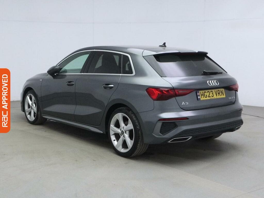 Audi A3 1.5 Tfsi 35 S Line Sportback S Tronic E HG23VRN Grey #4