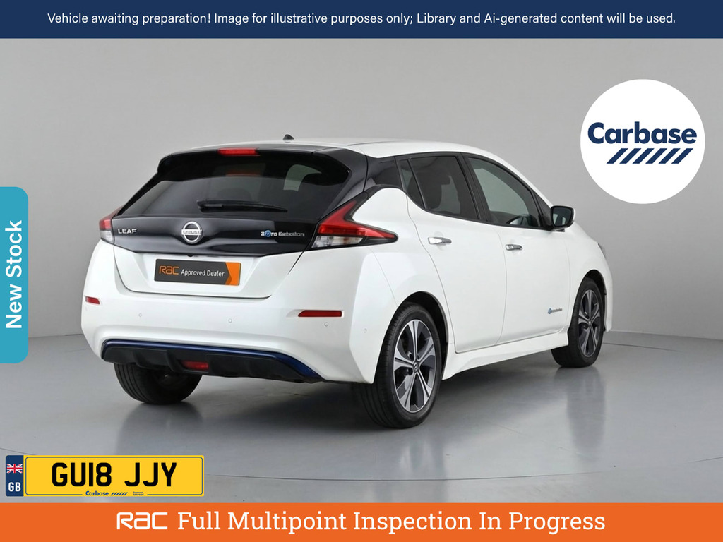 Nissan Leaf 40Kwh Tekna Hatchback 150 Ps White #2