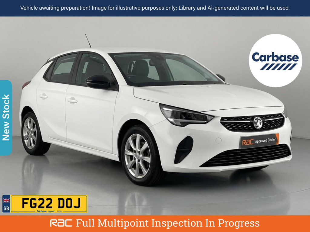 Vauxhall Corsa 1.2 Se Edition Hatchback Euro 6 White