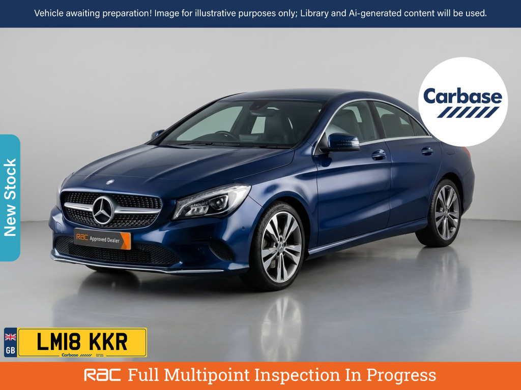 Mercedes-Benz CLA Class 1.6 Cla180 Sport Coupe Euro 6 S Blue