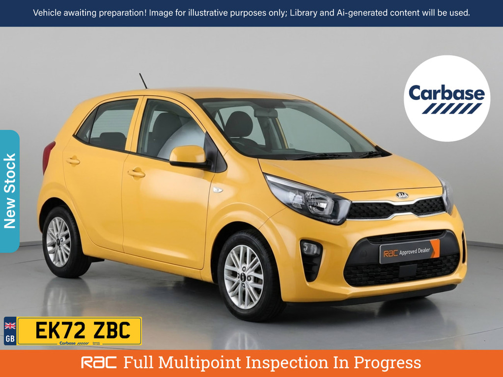 Kia Picanto 1.0 Dpi 2 Hatchback Amt Euro 6 Ss 6 Yellow