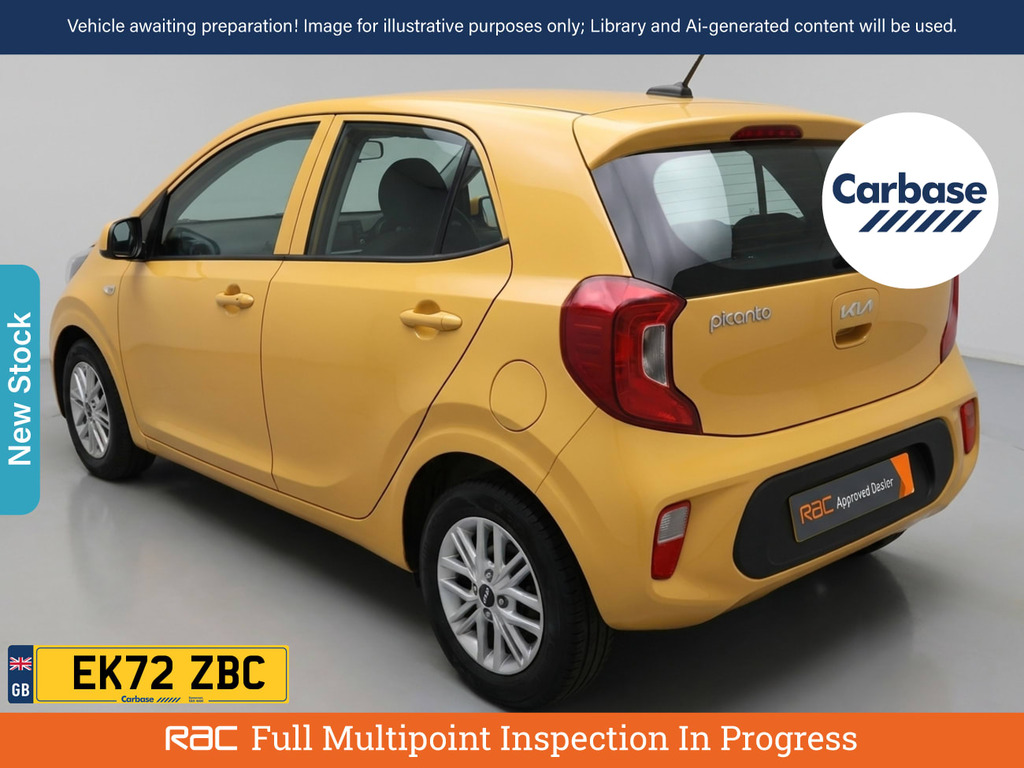 Kia Picanto 1.0 Dpi 2 Hatchback Amt Euro 6 Ss 6 Yellow #2