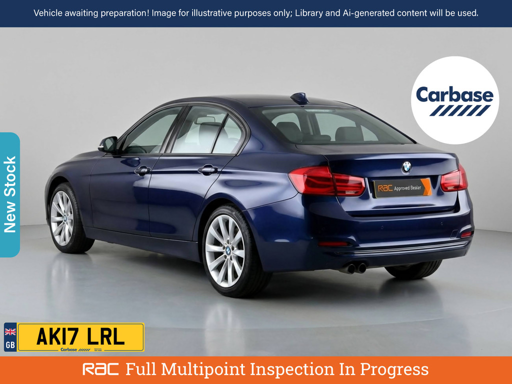 BMW 3 Series 320D Efficientdynamics White #2