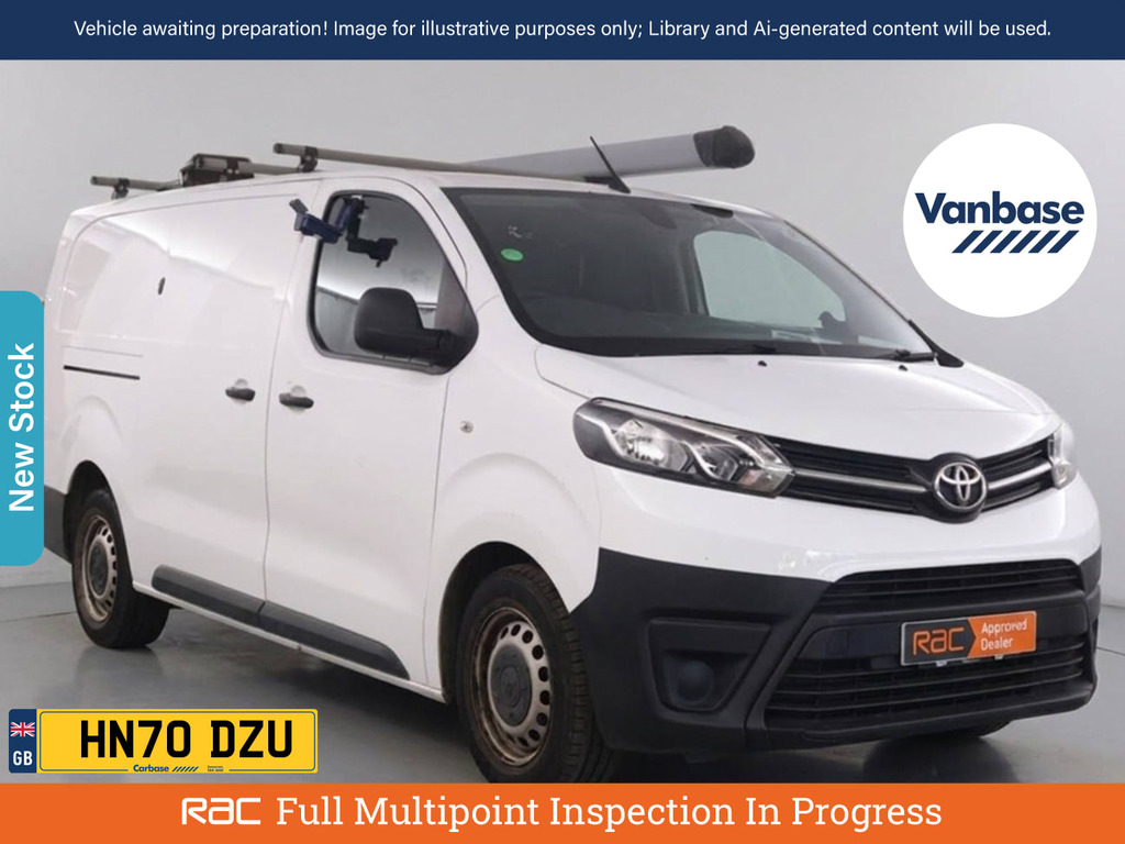 Toyota PROACE 2.0D Icon Long Panel Van 6Dr Lwb Eur White
