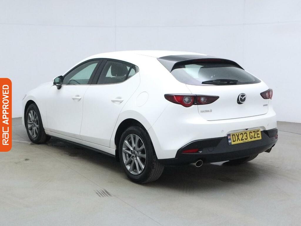 Mazda 3 2.0 E-skyactiv-g Mhev Prime-line Hatchback Pet White #4