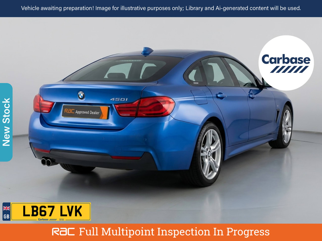 BMW 4 Series Gran Coupe 2.0 430I M Sport Hatchback Euro 6 Blue