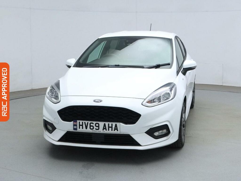 Ford Fiesta 1.0T Ecoboost Gpf St-line X Hatchback M White #6