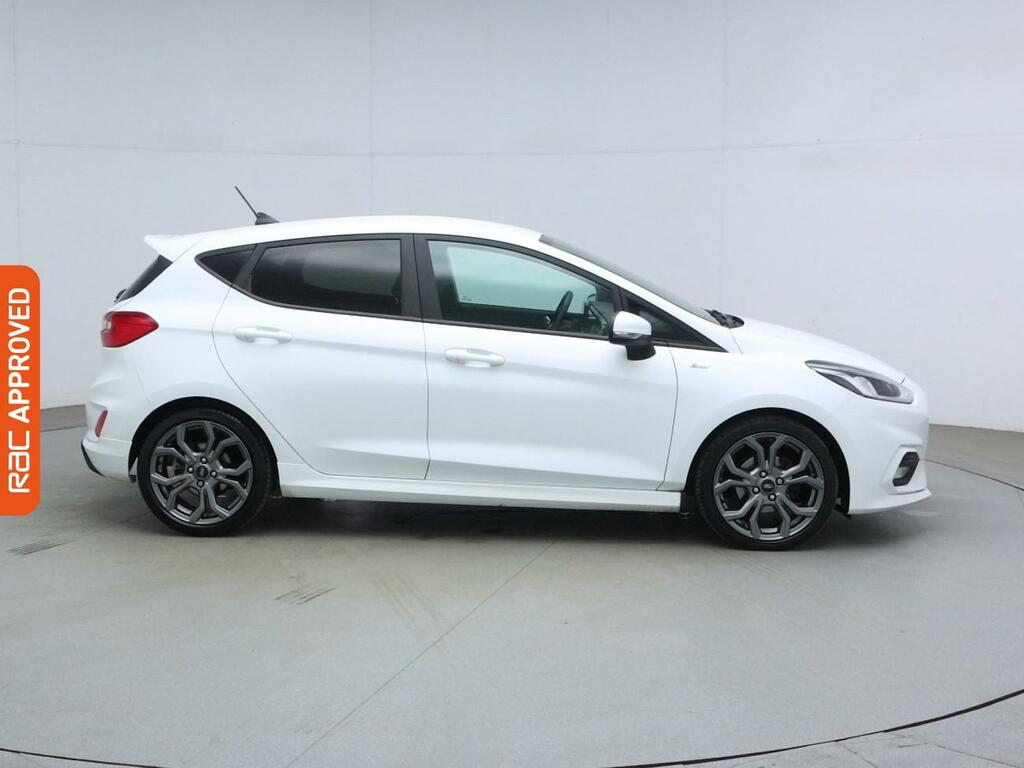 Ford Fiesta 1.0T Ecoboost Gpf St-line X Hatchback M White #5