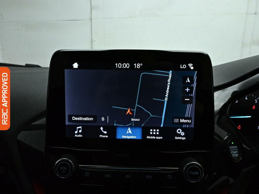 Ford Fiesta 1.0T Ecoboost Gpf St-line X Hatchback M White #3