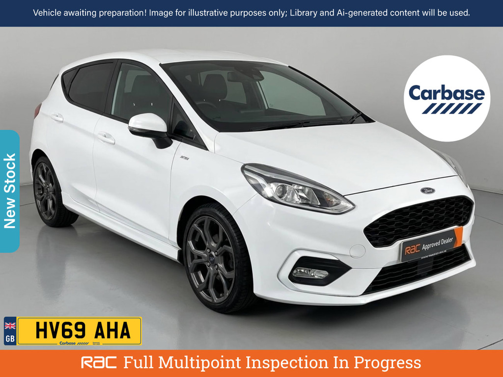Ford Fiesta 1.0T Ecoboost Gpf St-line X Hatchback M White