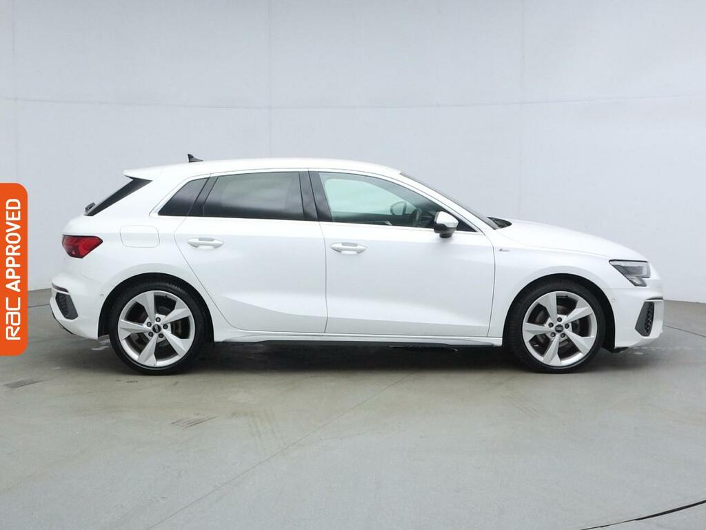 Audi A3 1.5 Tfsi 35 S Line Sportback S Tronic E YR23WXU White #5