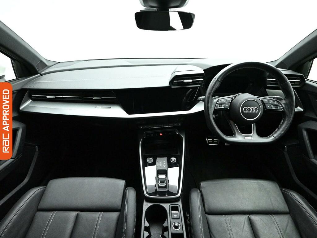 Audi A3 1.5 Tfsi 35 S Line Sportback S Tronic E YR23WXU White #2