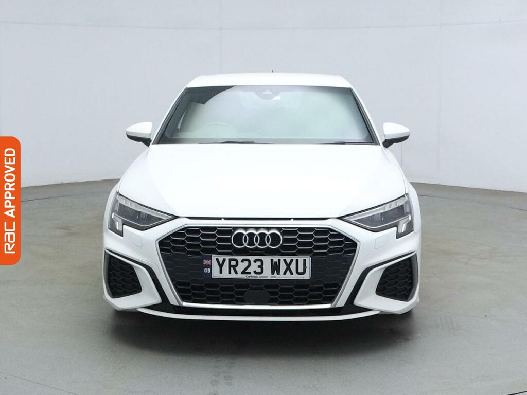 Audi A3 1.5 Tfsi 35 S Line Sportback S Tronic E YR23WXU White #6