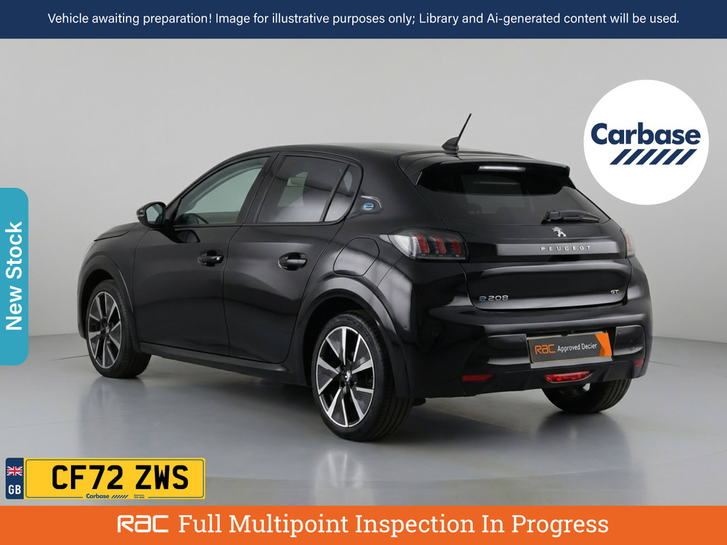 Peugeot e-208 50Kwh Gt Hatchback 11Kw Charger Black
