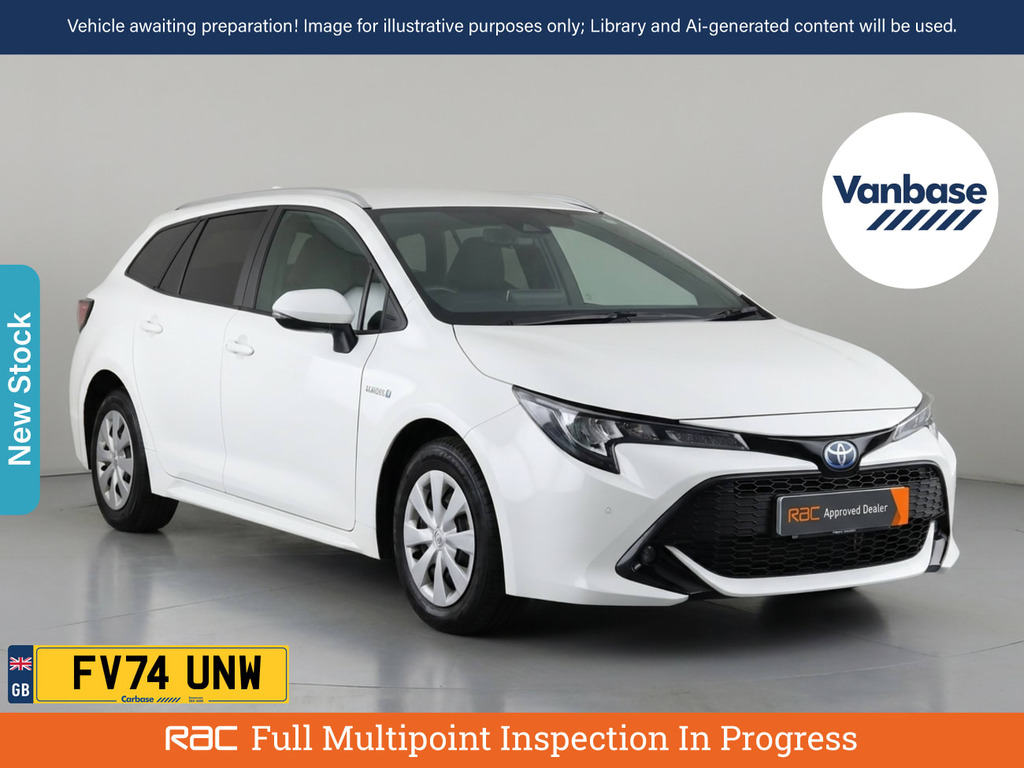 Toyota Corolla 1.8 Vvt-h Car Derived Van Hybrid Cvt Eu White