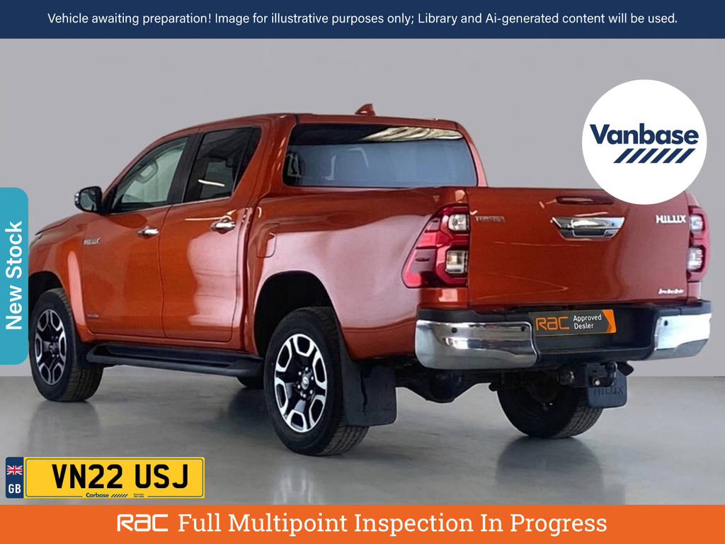 Toyota HILUX 2.4 D-4d Invincible Pickup Double Cab A Orange