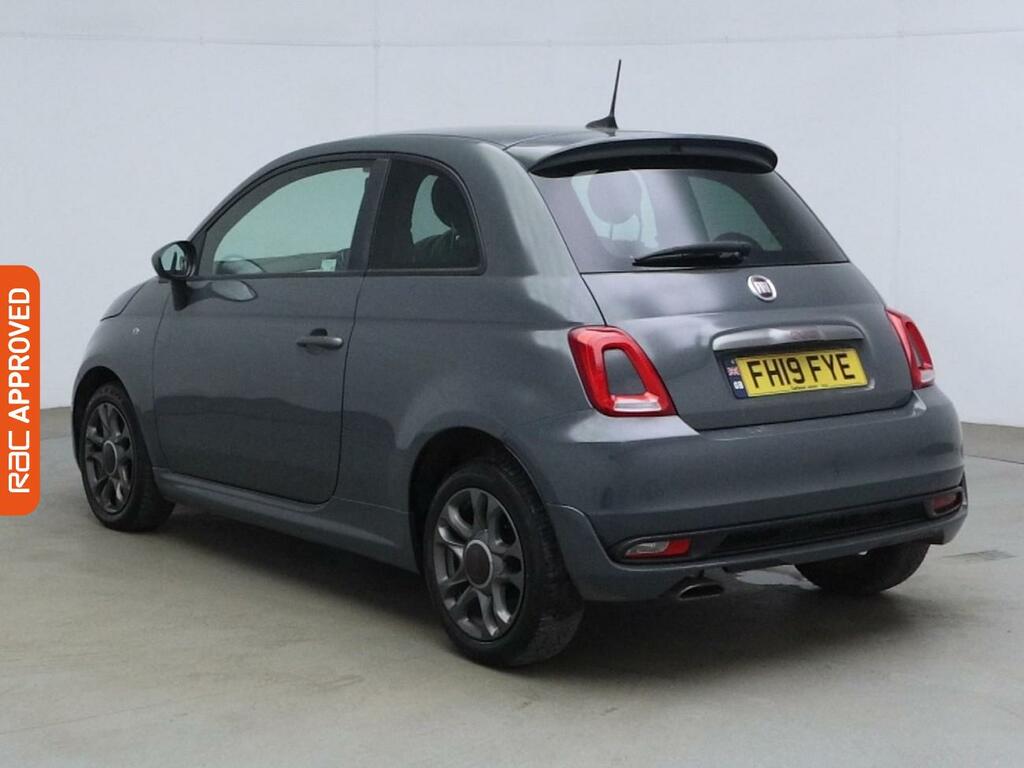 Fiat 500 1.2 S Hatchback Euro 6 Ss 69 FH19FYE Grey #4