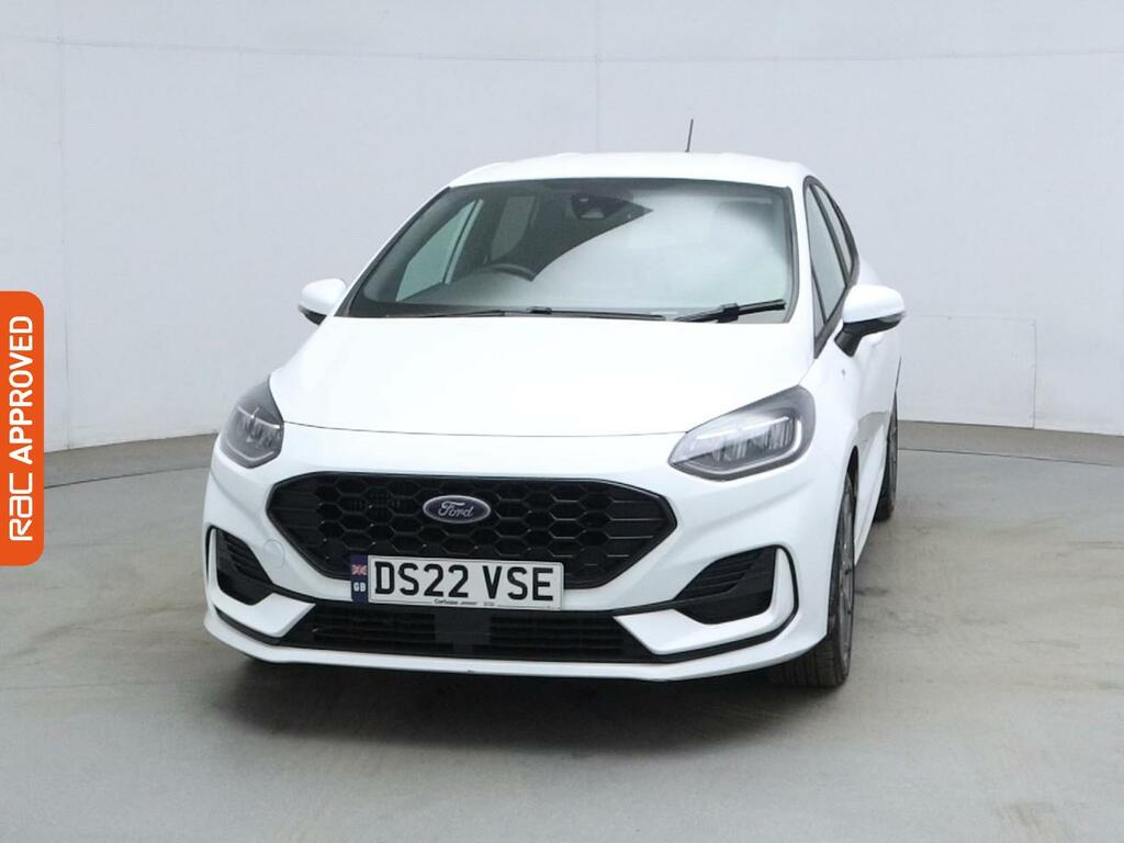 Ford Fiesta 1.0T Ecoboost St-line Hatchback DS22VSE White #6