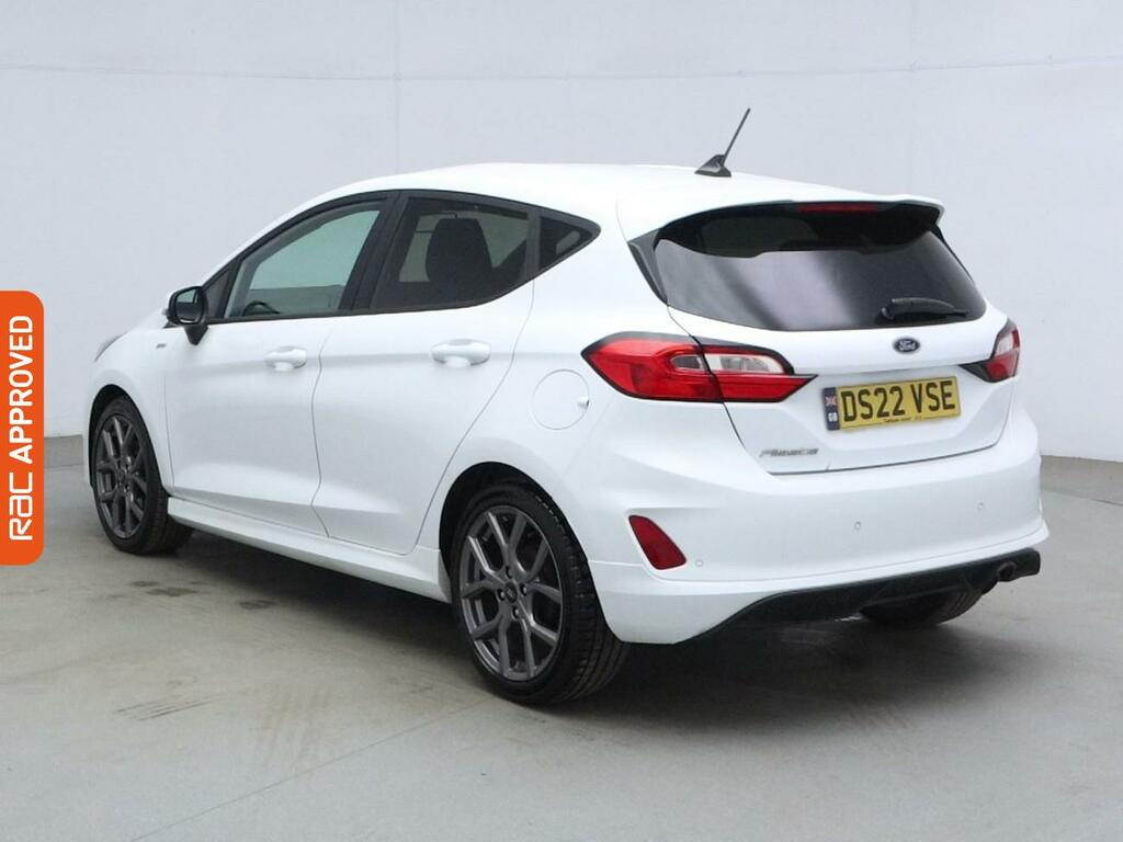 Ford Fiesta 1.0T Ecoboost St-line Hatchback DS22VSE White #4