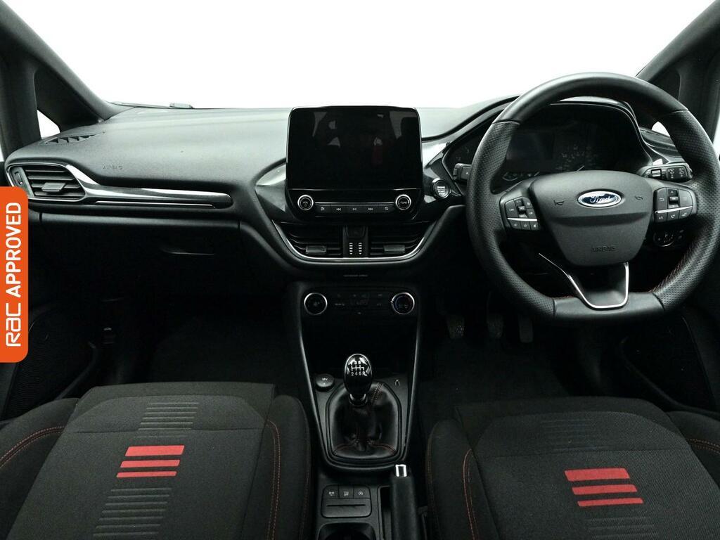 Ford Fiesta 1.0T Ecoboost St-line Hatchback DS22VSE White #2