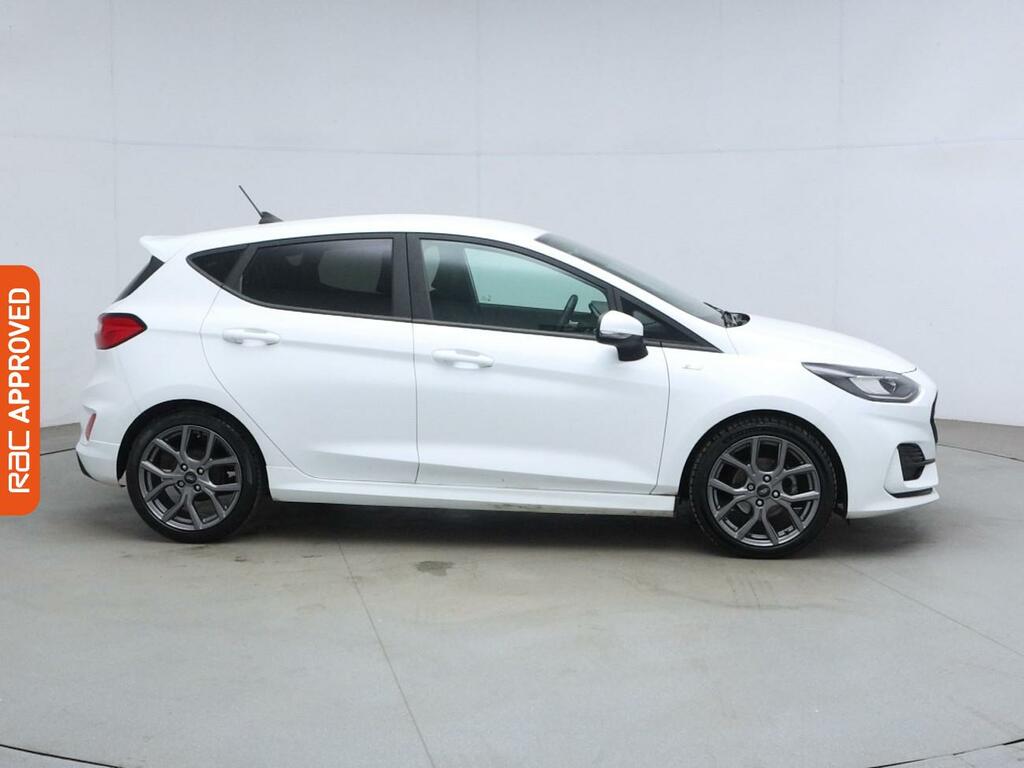 Ford Fiesta 1.0T Ecoboost St-line Hatchback DS22VSE White #5