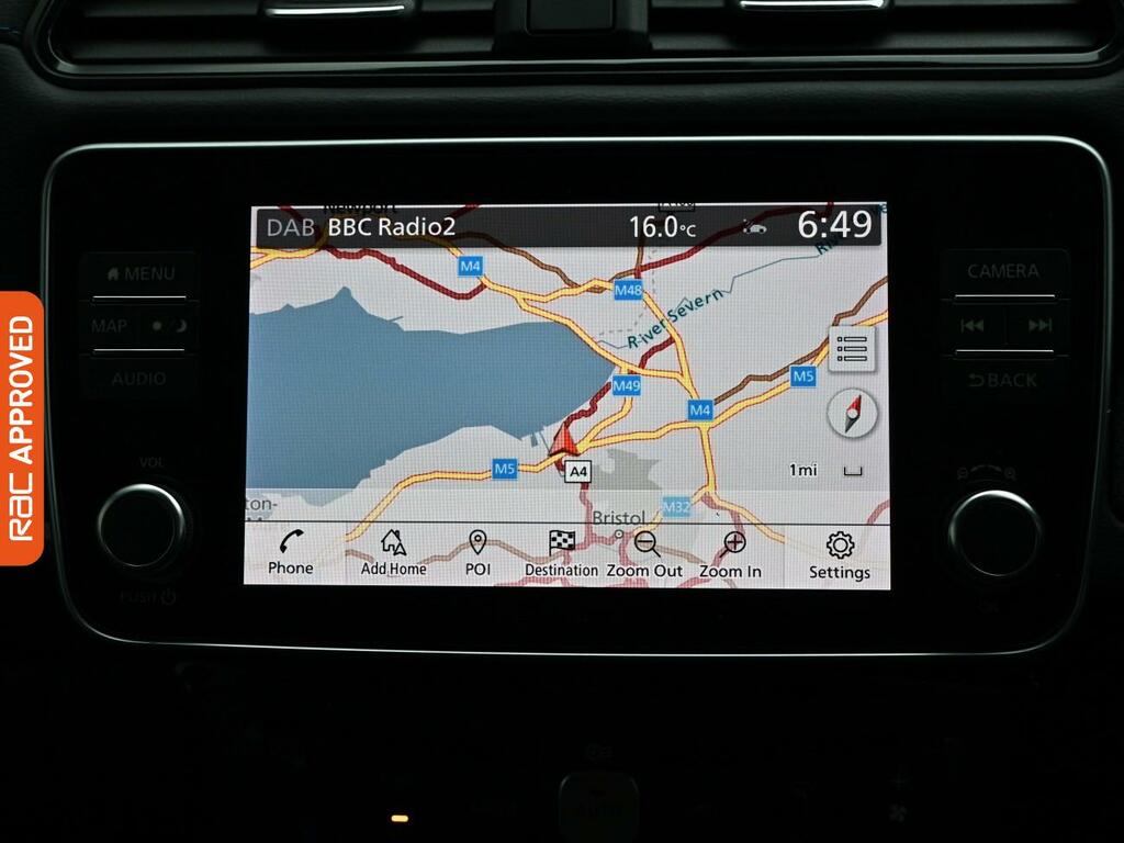 Nissan Leaf 59Kwh E Tekna Hatchback 217 Ps DN22GLZ Grey #3