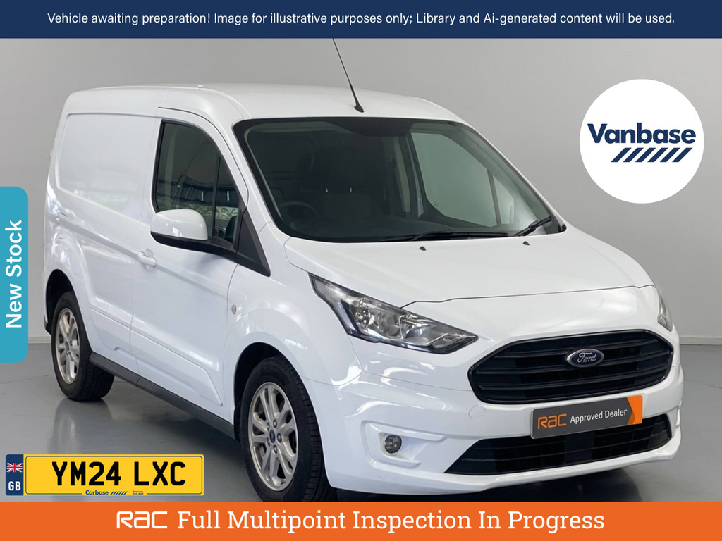 Ford Transit Connect 1.5 240 Ecoblue Limited Panel Van Manua White