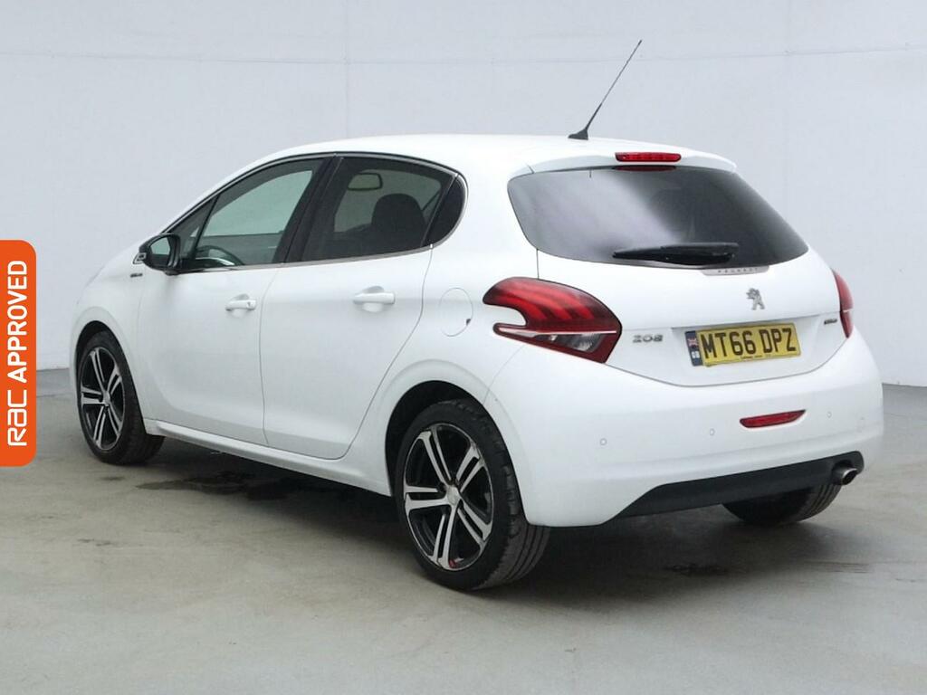 Peugeot 208 1.2 Puretech Gt Line Hatchback Eat Euro White #4