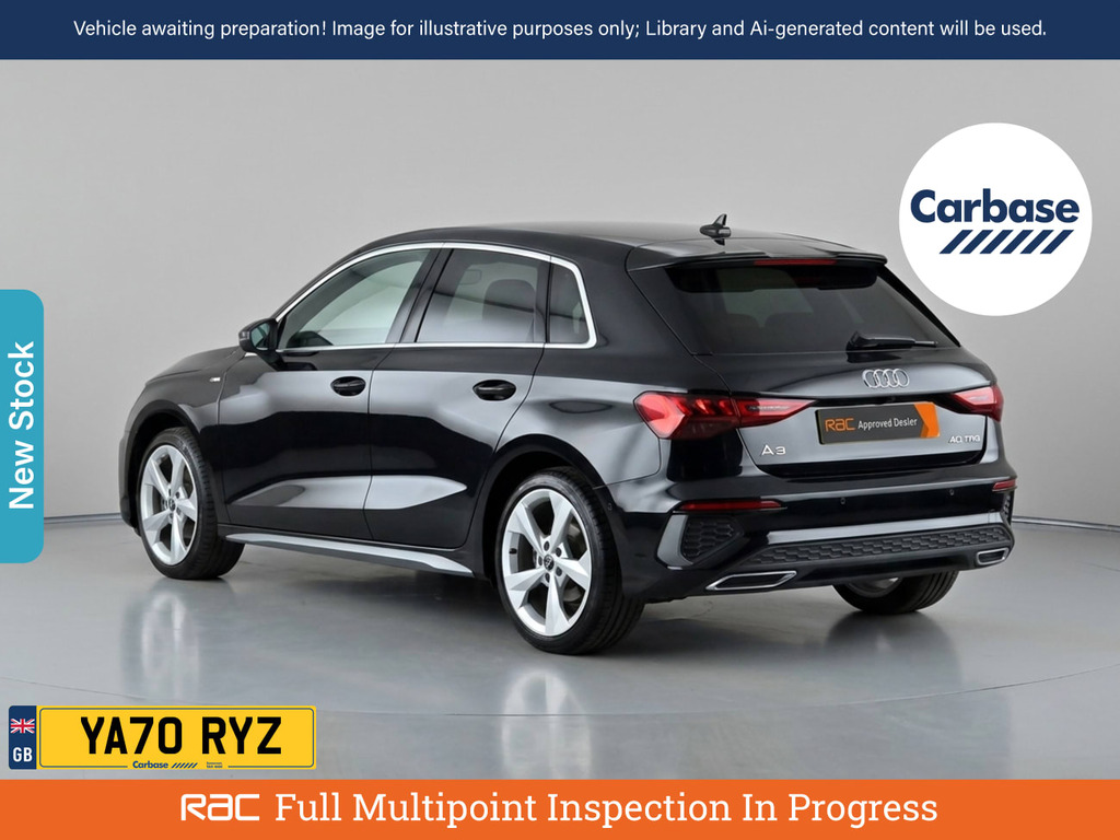 Audi A3 1.5 Tfsi 35 S Line Euro 6 Ss White #2