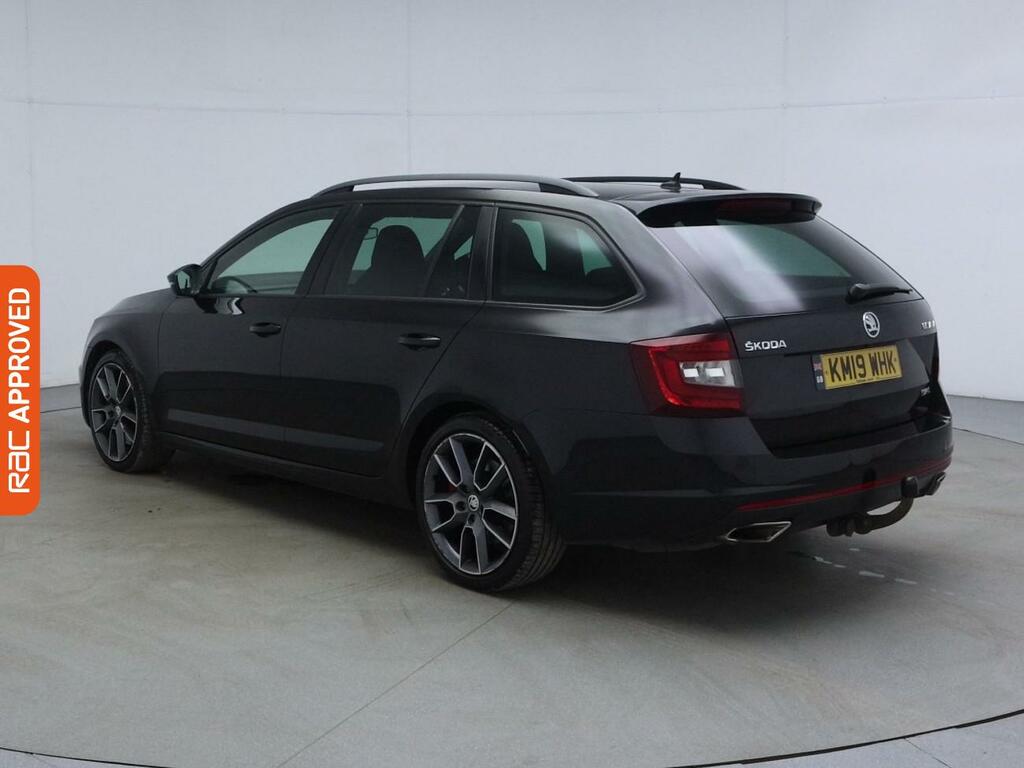 Skoda Octavia 2.0 Tsi Gpf Vrs Estate Dsg Euro 6 Ss KM19WHK Black #4