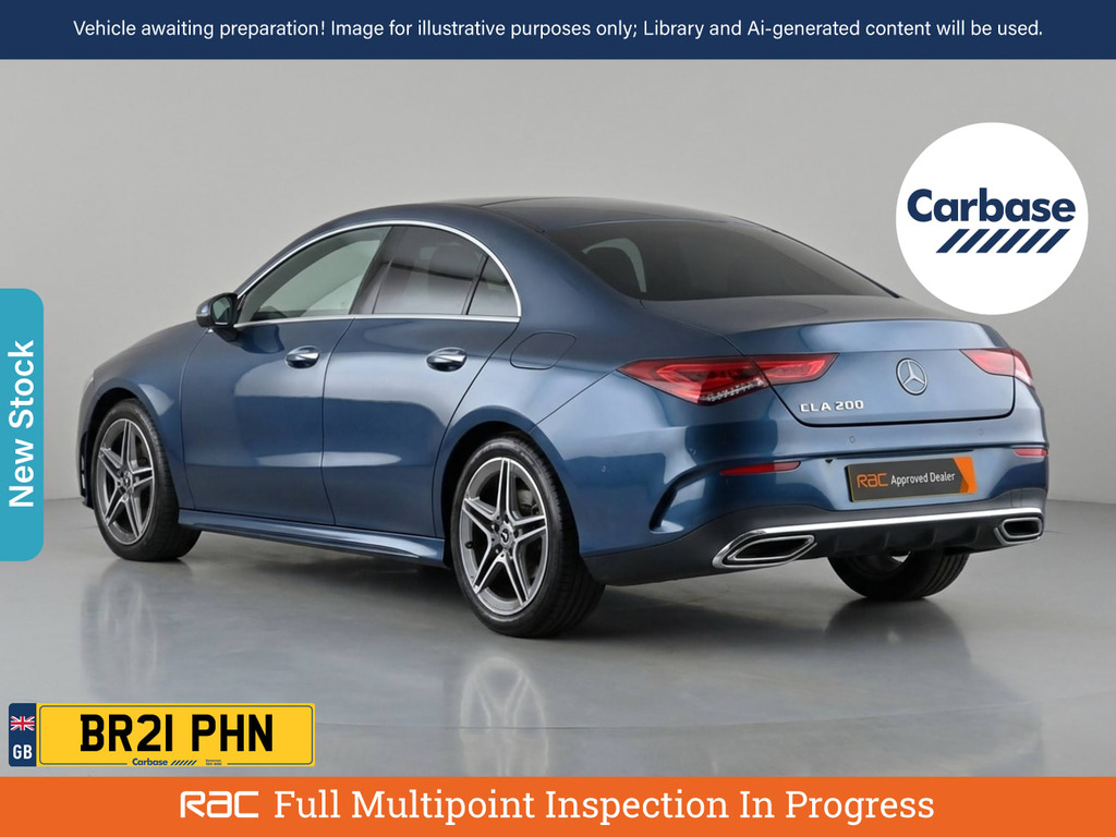 Mercedes-Benz CLA Class 1.3 Cla200 Amg Line Premium Plus 2 Coupe Pet Blue
