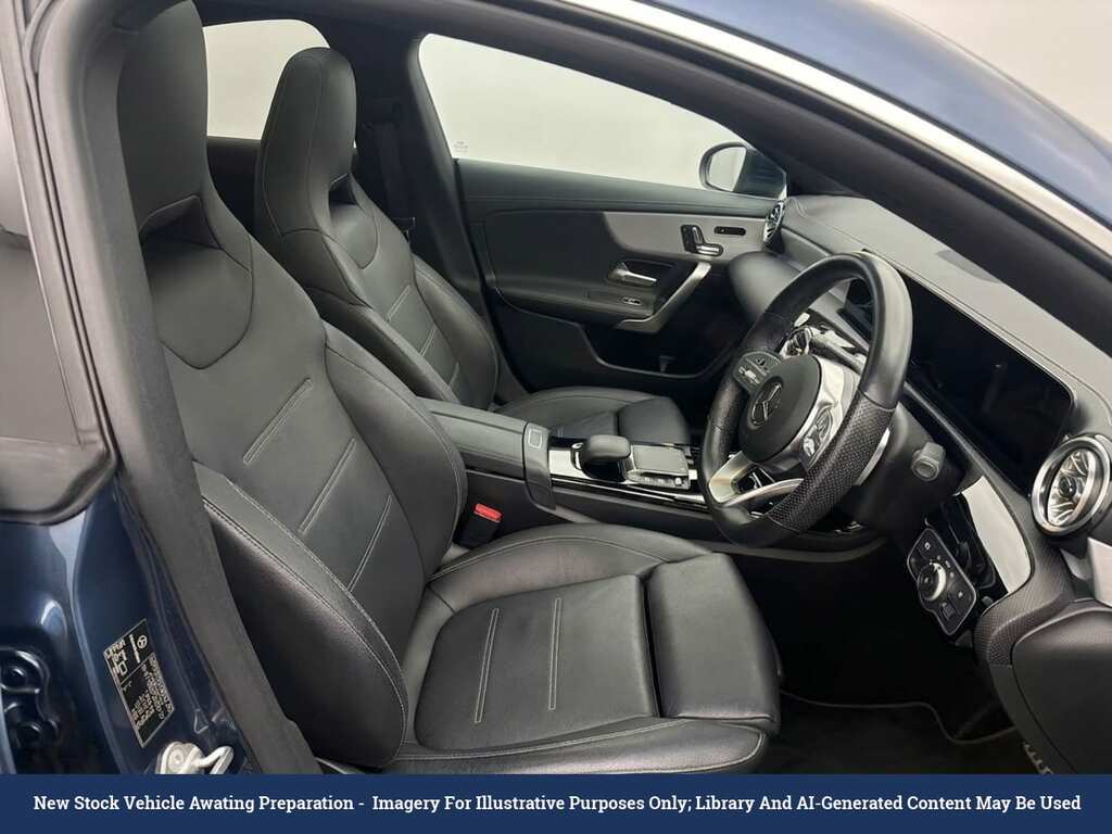 Mercedes-Benz CLA Class 1.3 Cla200 Amg Line Premium Plus 2 Coupe Pet Blue #2