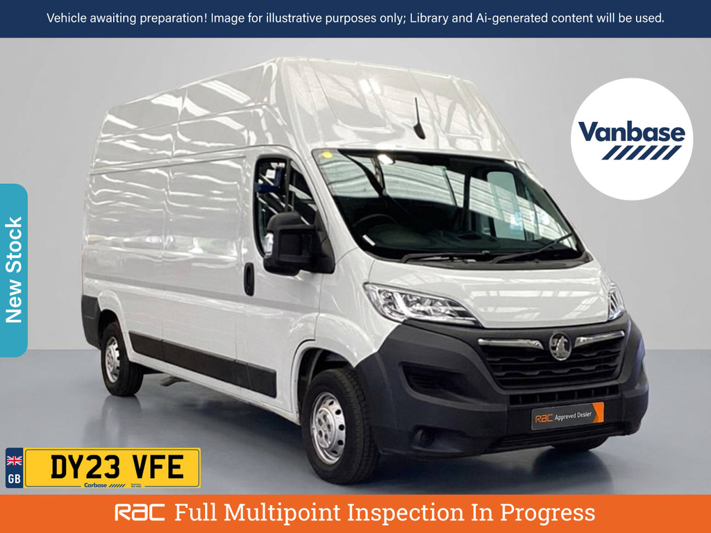Vauxhall Movano 2.2 Cdti 3500 Biturbo Prime Panel Van M White