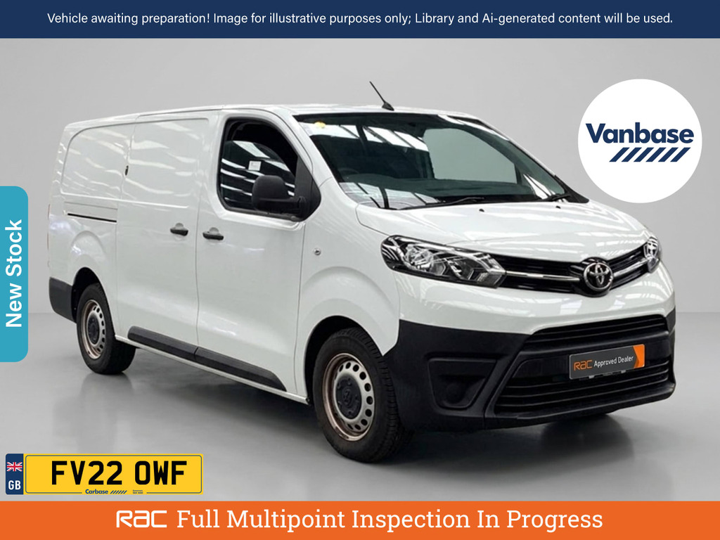 Toyota PROACE 2.0D Active Long Panel Van 6Dr Lwb E White