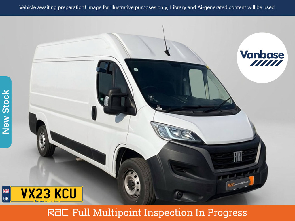 Fiat Ducato 2.2 Multijetiii 35 Business Pro Panel Van Dies White