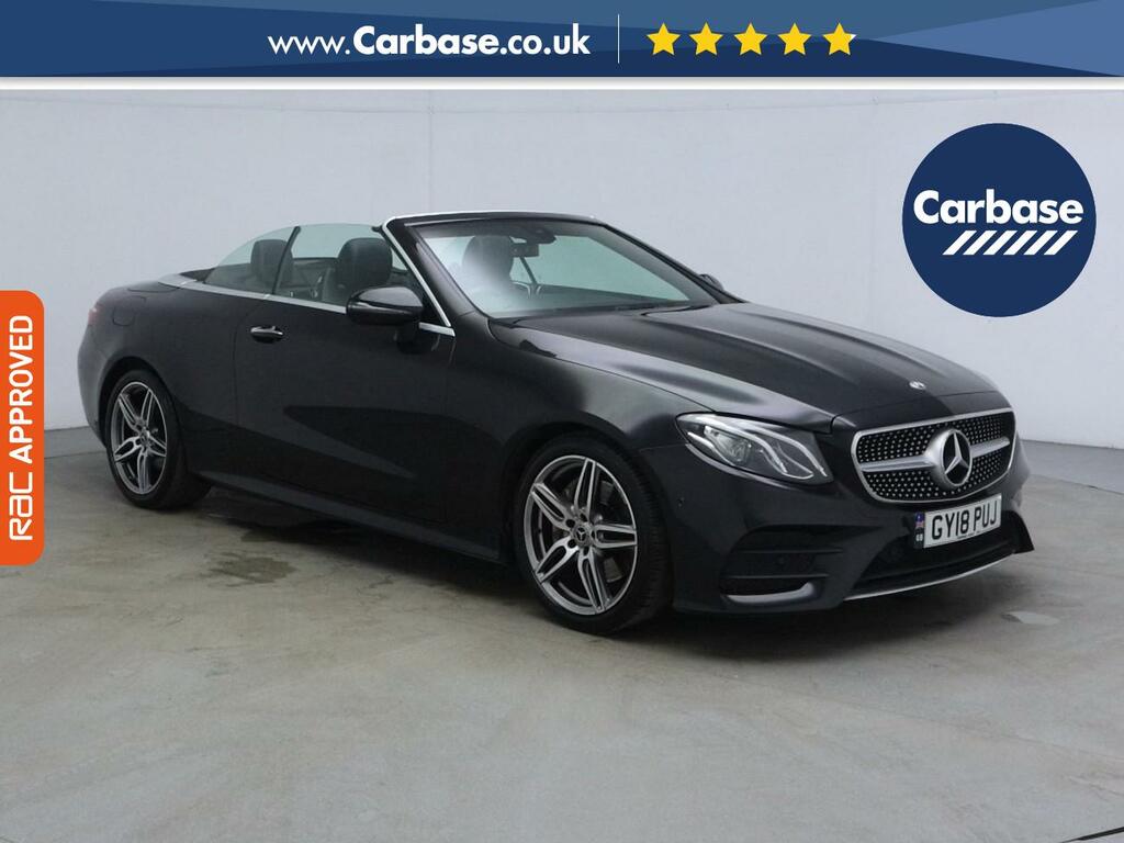 Mercedes-Benz E Class 2.0 E220d Amg Line Premium Cabriolet Black