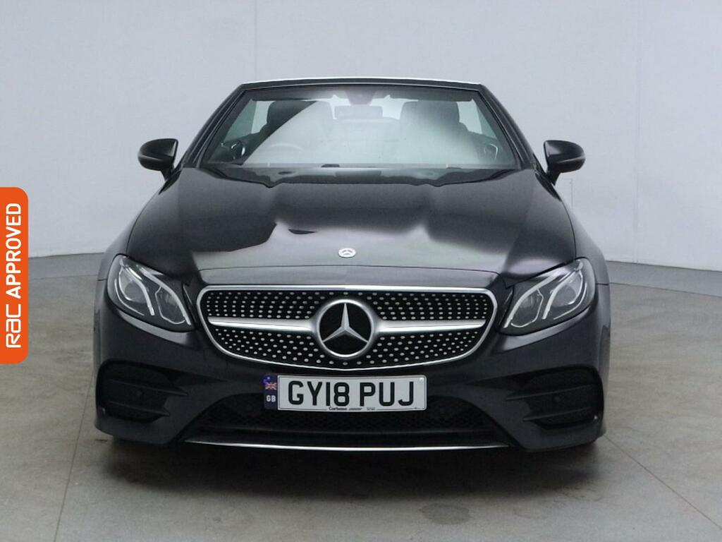 Mercedes-Benz E Class 2.0 E220d Amg Line Premium Cabriolet GY18PUJ Black #6