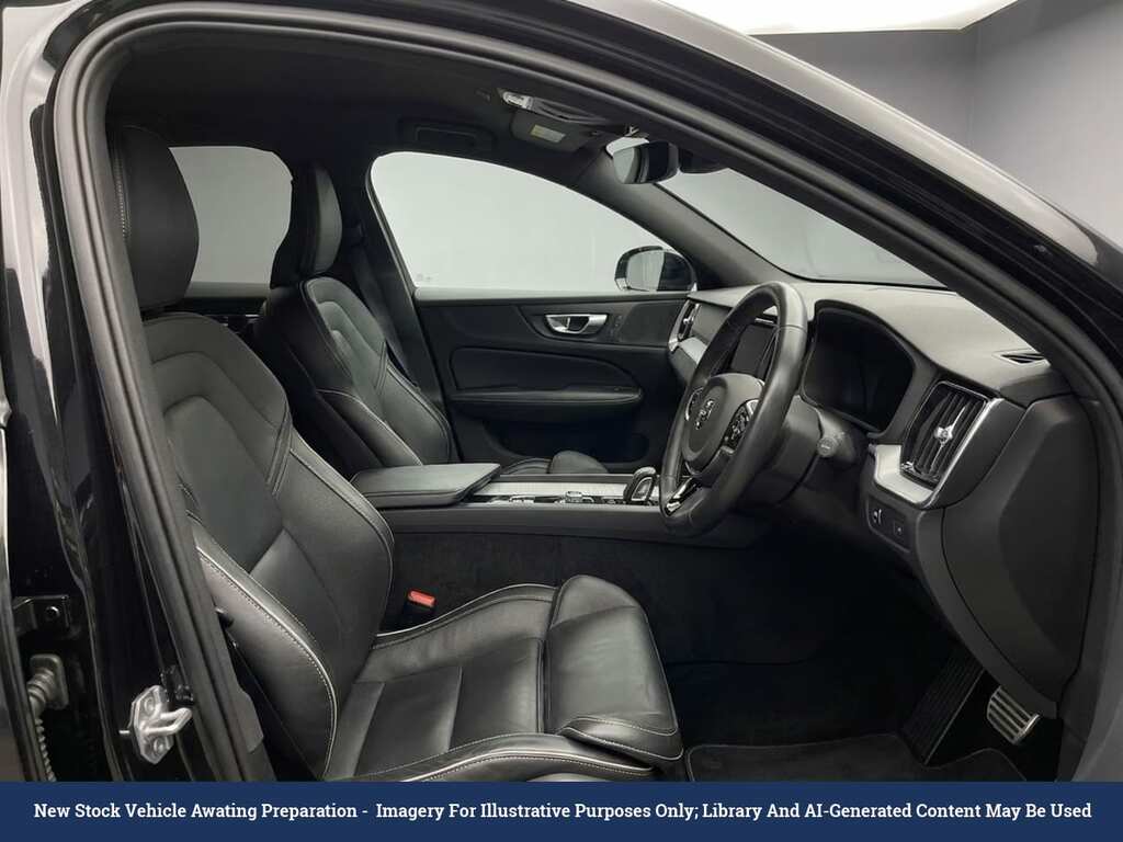 Volvo V60 2.0 B6 Mhev R-design Estate Hybrid Black #2