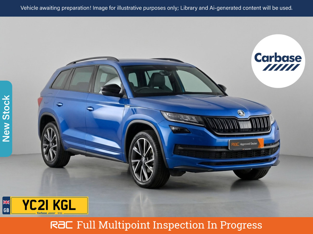 Skoda Kodiaq 1.5 Tsi Act Sportline Suv Dsg Euro 6 S Blue