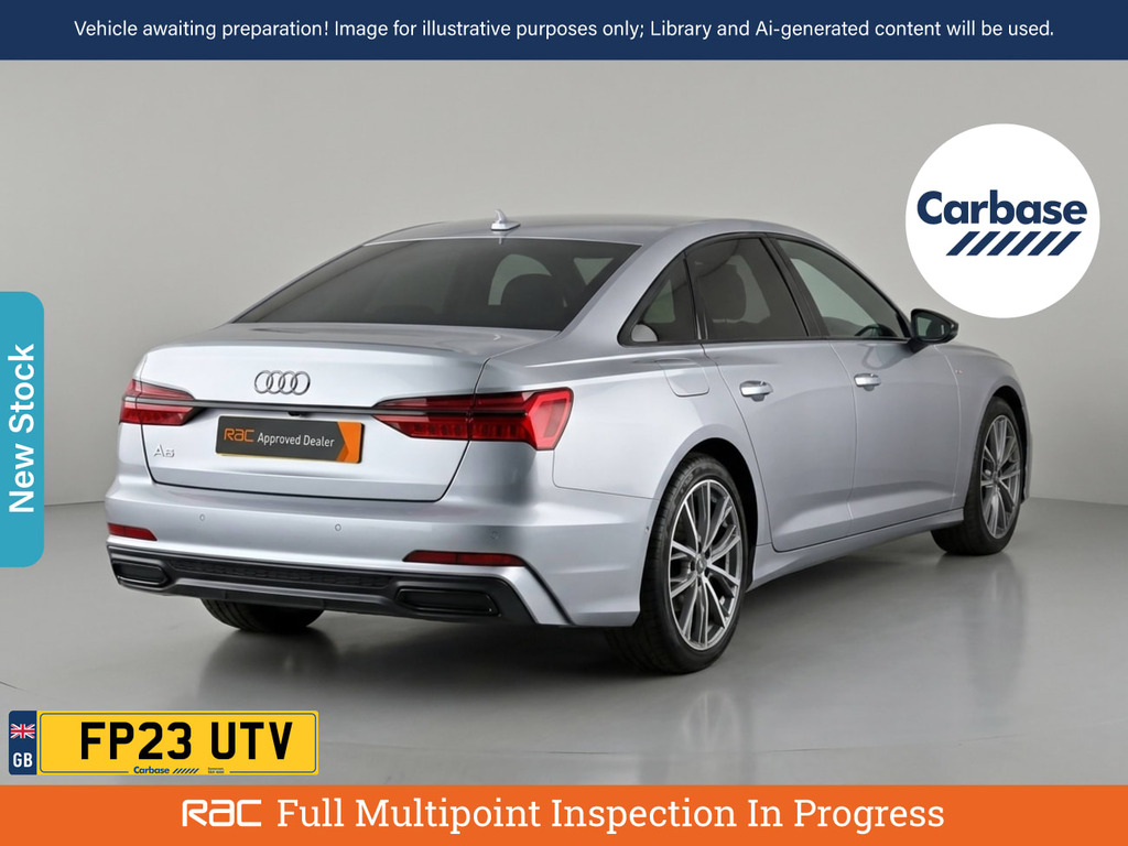 Audi A6 Saloon 2.0 Tfsi 40 Black Edition Saloon S Tron Silver