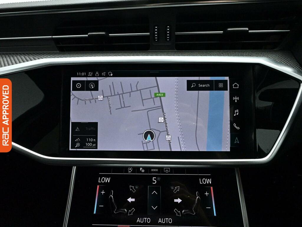 Audi A6 Saloon 2.0 Tfsi 40 Black Edition Saloon S Tron Silver #3