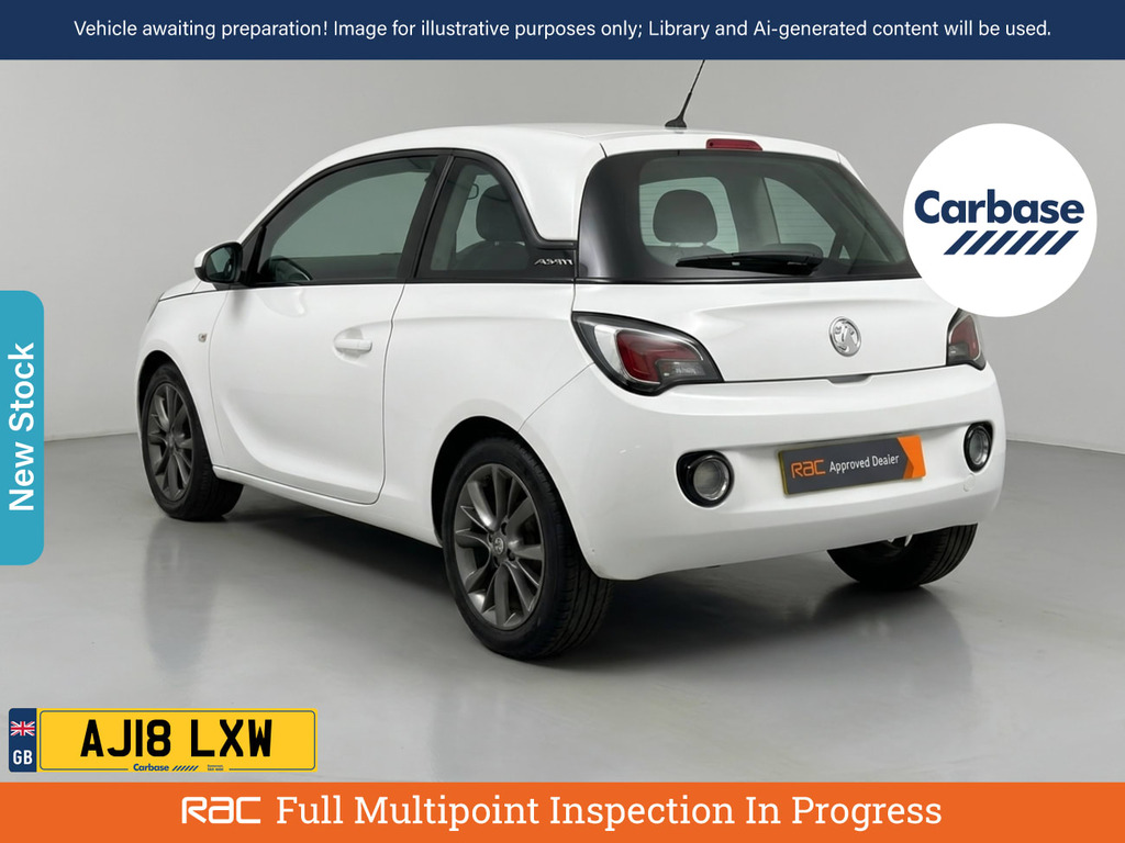 Vauxhall Adam 1.2I Jam Hatchback Euro 6 70 Ps White