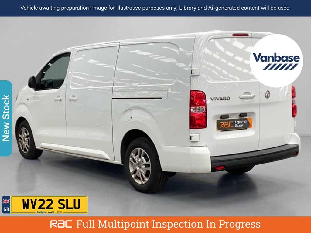 Vauxhall Vivaro 2.0 Turbo D 3100 Sportive Panel Van 6Dr Man White #2