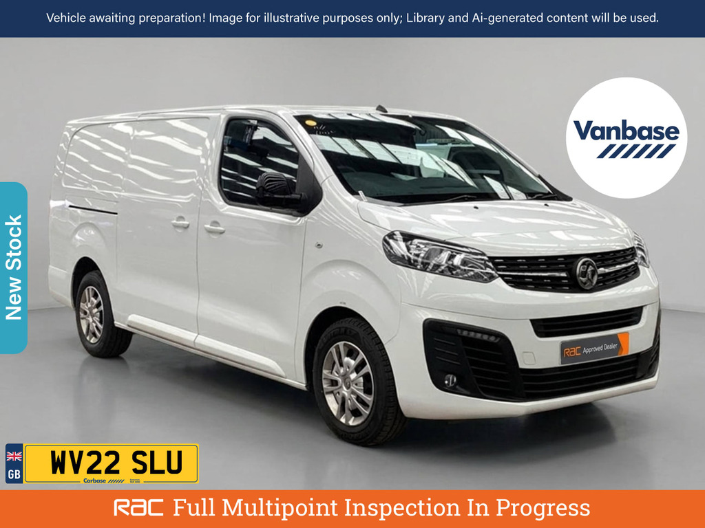 Vauxhall Vivaro 2.0 Turbo D 3100 Sportive Panel Van 6Dr Man White