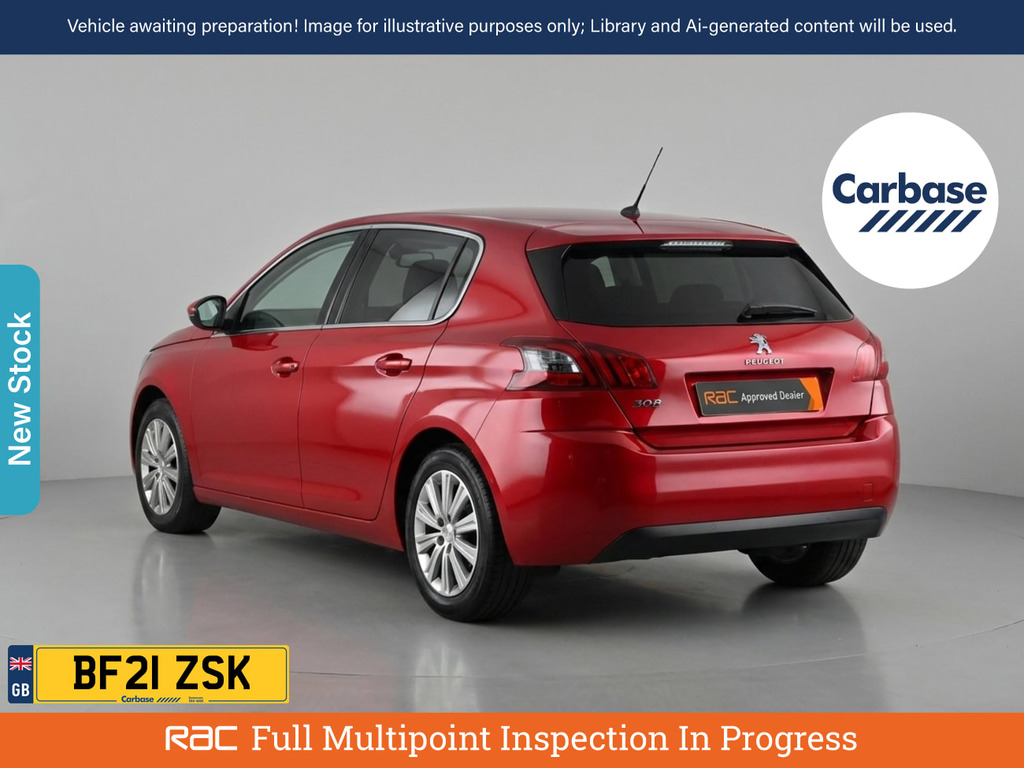 Peugeot 308 1.2 Puretech Gpf Allure Hatchback Manua Red