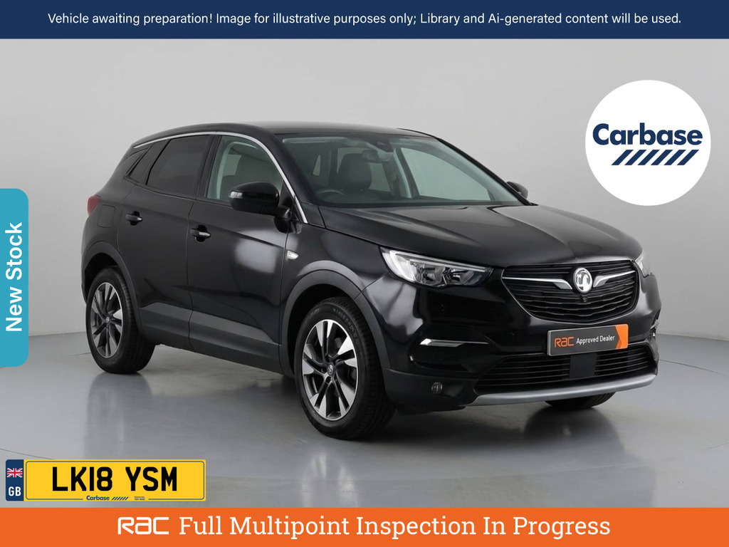 Vauxhall Grandland X 1.2 Turbo Sport Nav Suv Euro 6 S Black